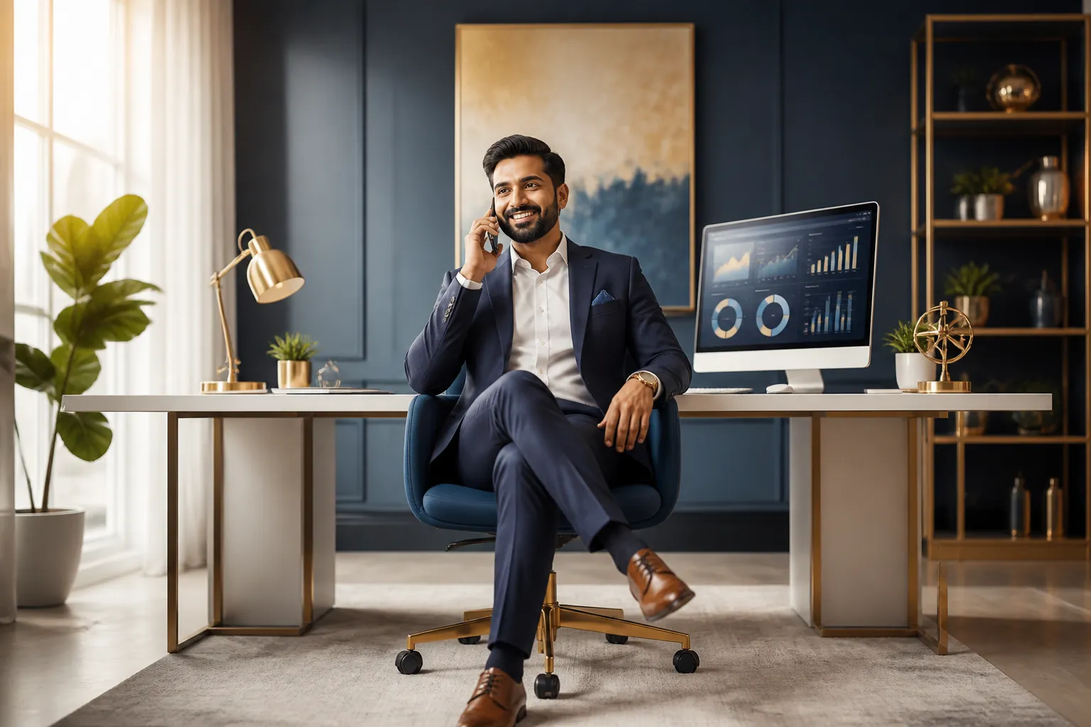 Aexvora AI marketing specialist in a client consultation